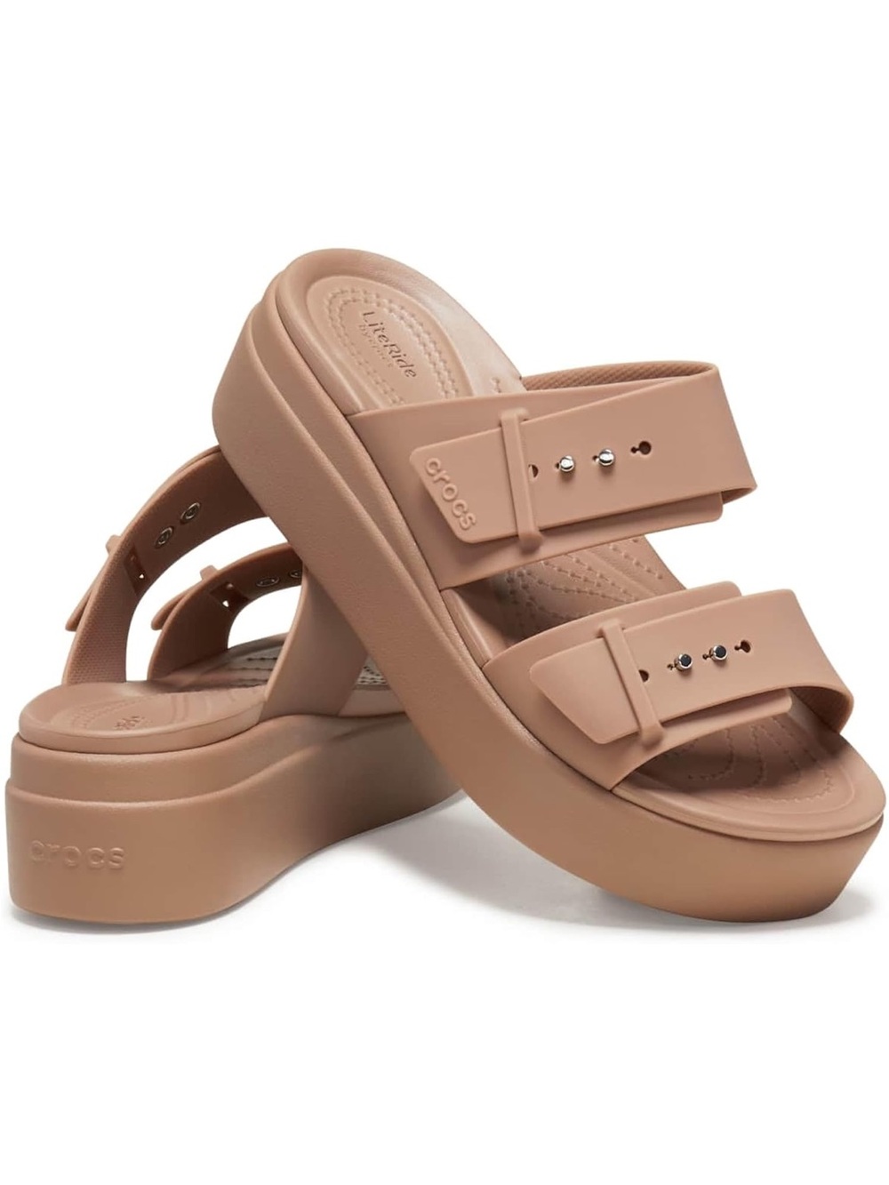Crocs Brooklyn Buckle Low Wedges